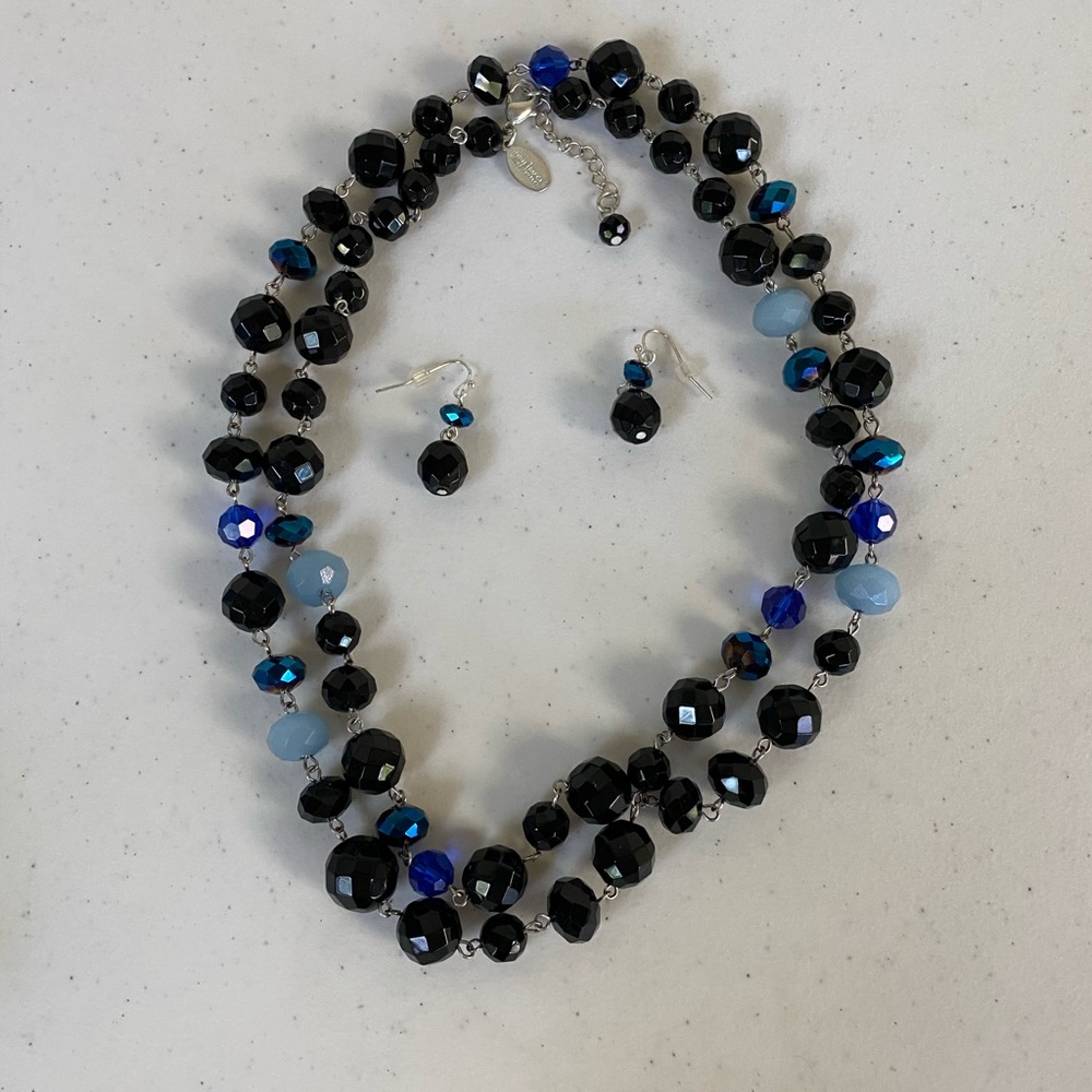 Cute necklace and earrings